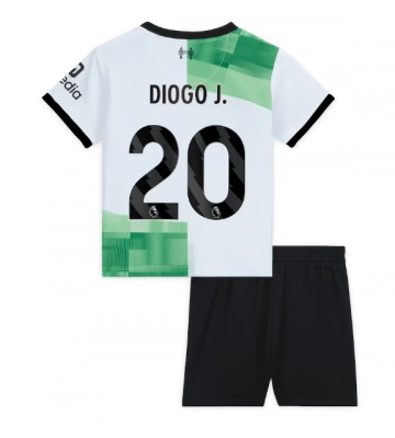 Liverpool Diogo Jota #20 Bortaställ Barn 2023-24 Kortärmad (+ Korta byxor)